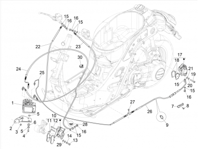 Σωληνώσεις φρένων - Δαγκάνες φρένου (ABS)
